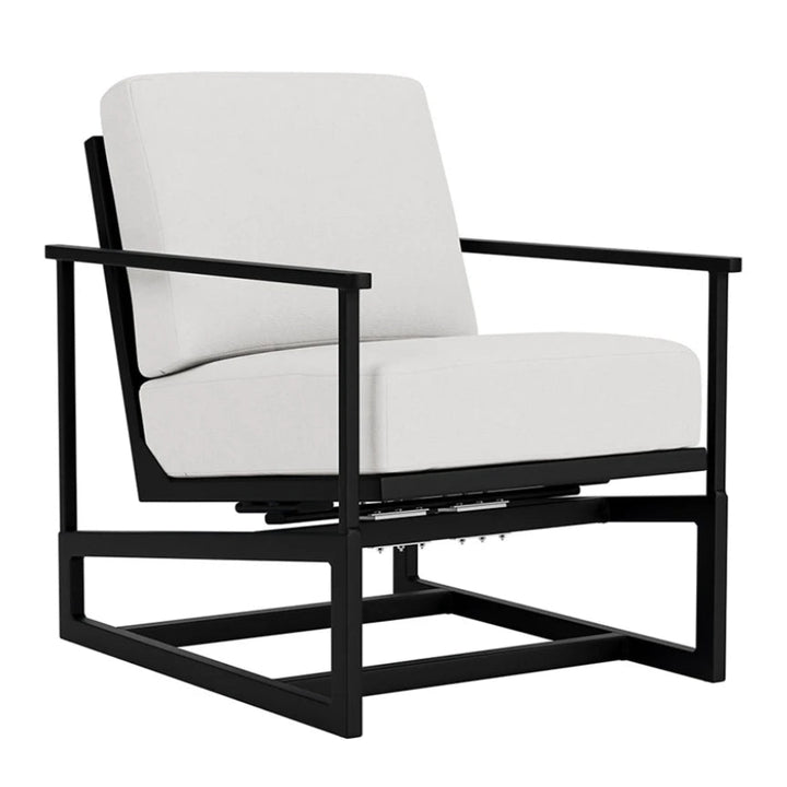 Summit Spring Aluminum Frame Outdoor Rocker-Outdoor Accent Chairs-Lloyd Flanders-LOOMLAN