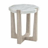 Sun-bleached Ash Scatter Accent Table