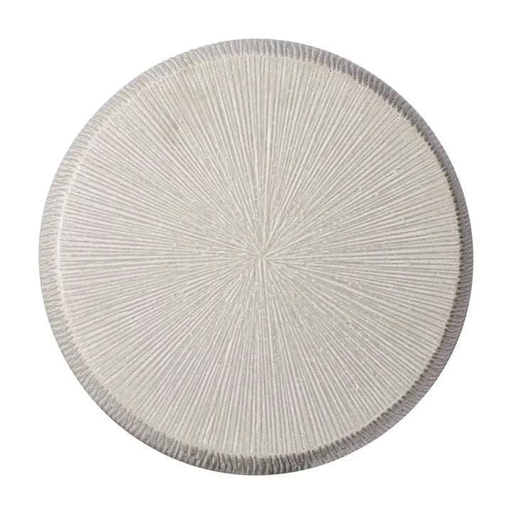 Sunburst Ceramic Glazed Patio Stool-Garden Stools-Seasonal Living-LOOMLAN