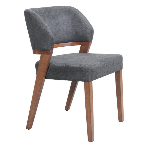 Sunobu Grey Fabric Dining Chair 2PC