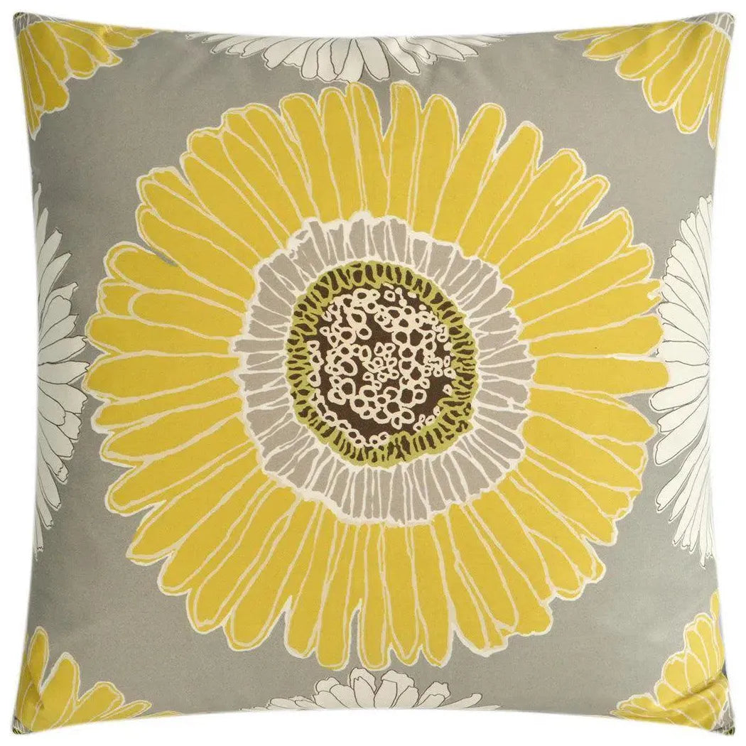 Sunshine Yellow Throw Pillow With Insert