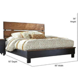 Sur Brown Wooden Bed Frame