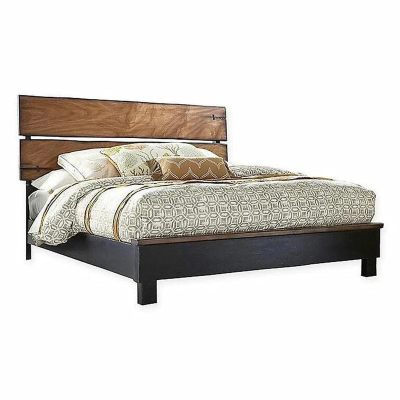 Sur Brown Wooden Bed Frame