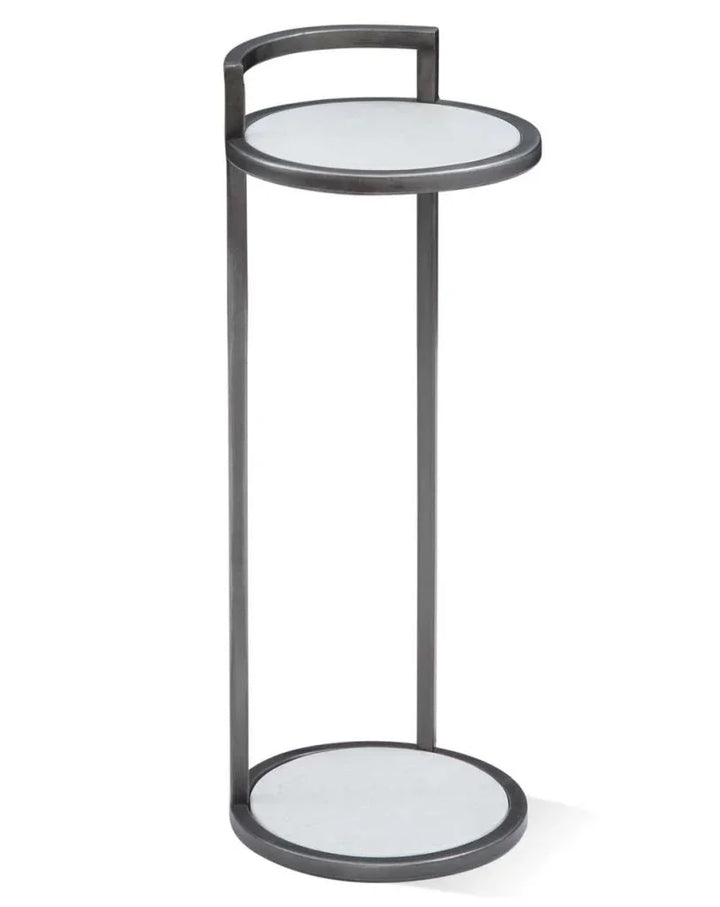 Surrey Metal Framed Round Scatter Table - LOOMLAN - Bassett Mirror - Side Tables