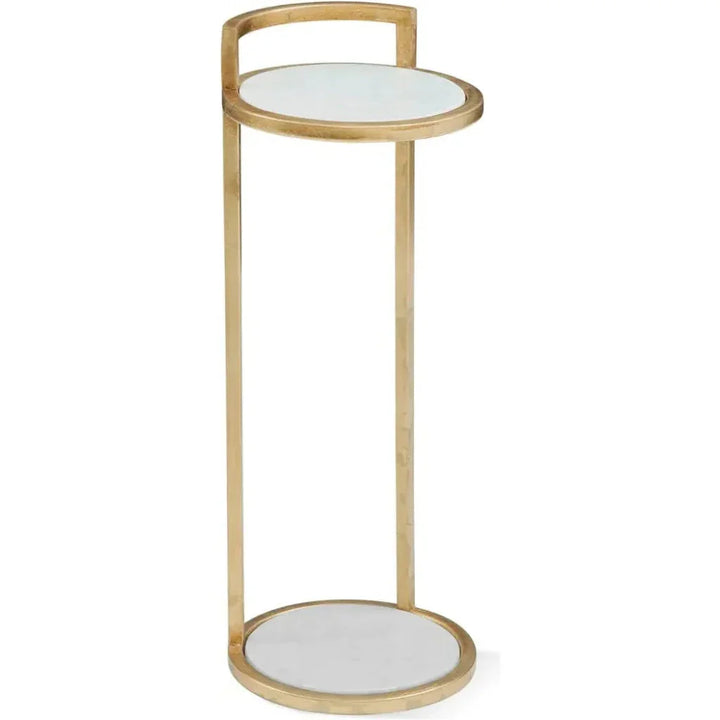 Surrey Metal Framed Round Scatter Table - LOOMLAN - Bassett Mirror - Side Tables