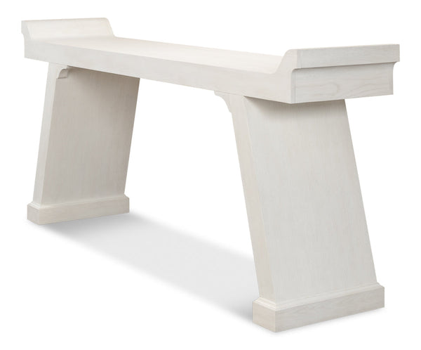 Suspension Console Table Extra Long Working White-Console Tables-Sarreid-LOOMLAN