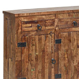 Sustainable Furniture Reclaimed Wood Sideboard with Drawers Sideboards LOOMLAN By LOOMLAN