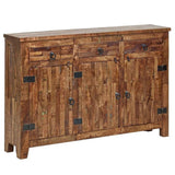 Sustainable Furniture Reclaimed Wood Sideboard with Drawers Sideboards LOOMLAN By LOOMLAN