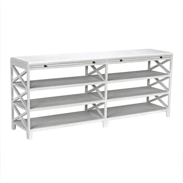 Sutton Console, White Wash - LOOMLAN - Noir - Console Tables