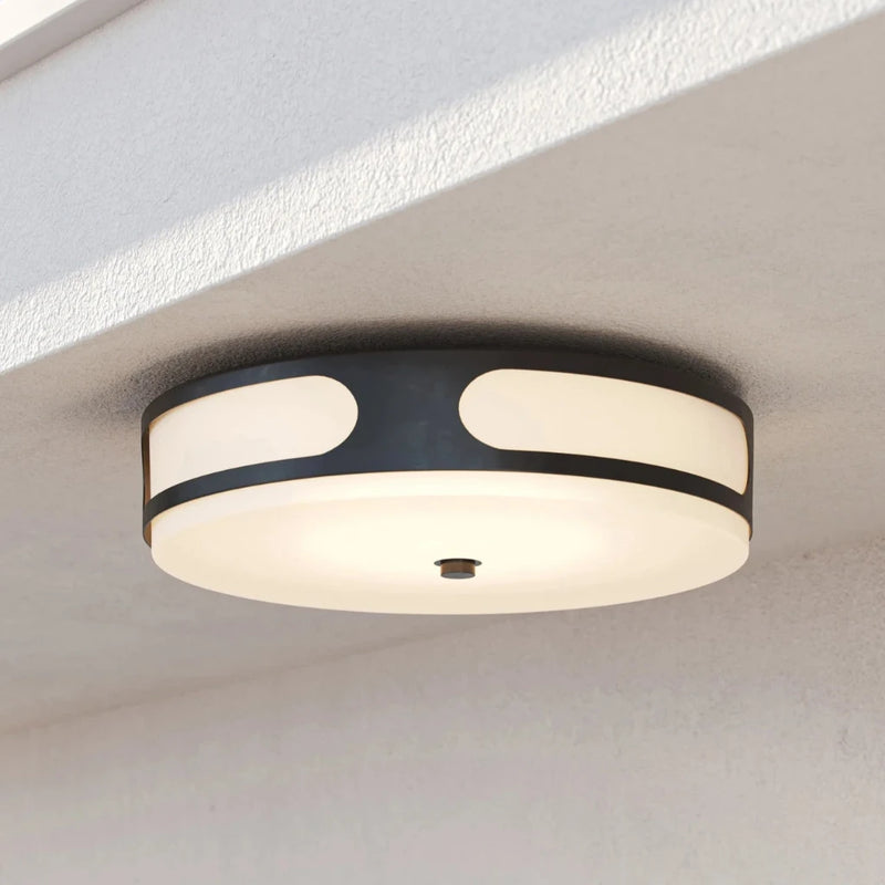 Swale Modern Outdoor Flush Mount Lighting