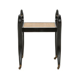 Swan Vanity Black Bedroom Bench-Bedroom Benches-Chelsea House-LOOMLAN