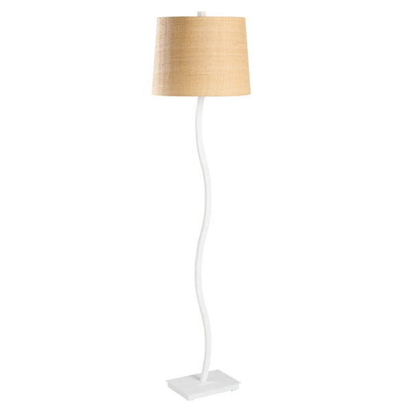 Sway Metal Floor Lamp-Floor Lamps-Chelsea House-White-LOOMLAN