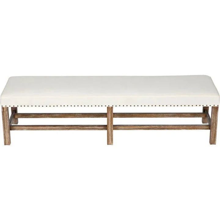 Sweden Wood Grey Wash Bench - LOOMLAN - Noir - Bedroom Benches