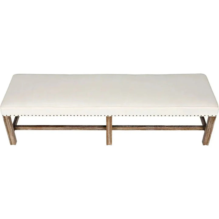 Sweden Wood Grey Wash Bench - LOOMLAN - Noir - Bedroom Benches