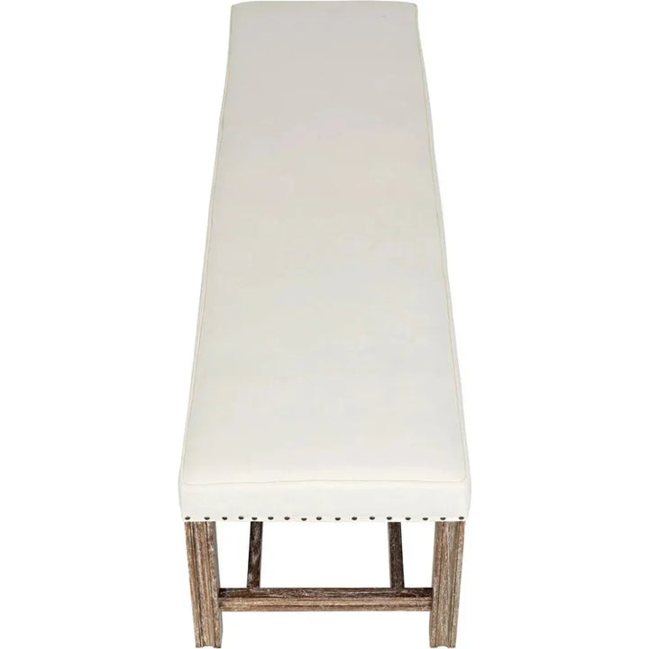 Sweden Wood Grey Wash Bench - LOOMLAN - Noir - Bedroom Benches