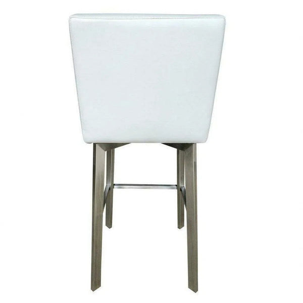 Swivel Barstool White Contemporary Bar Stools LOOMLAN By Moe's Home