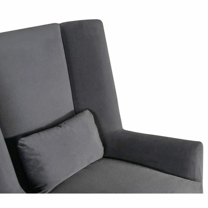 Swivel Counter Stool Charcoal Grey - LOOMLAN - Moe's Home - Counter Stools