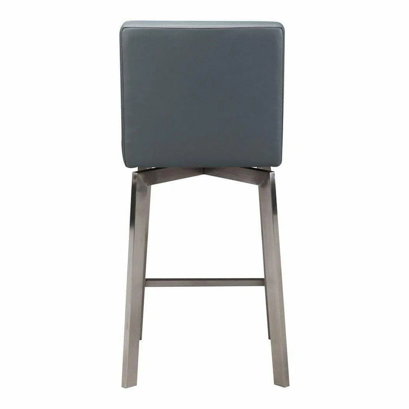 Swivel Counter Stool Grey Contemporary Counter Stools LOOMLAN By Moe's Home