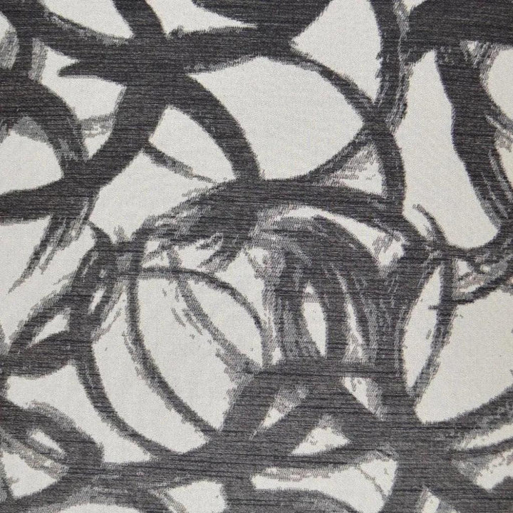 Swoosh Black Throw Pillow With Insert - LOOMLAN - D.V. Kap - Throw Pillows