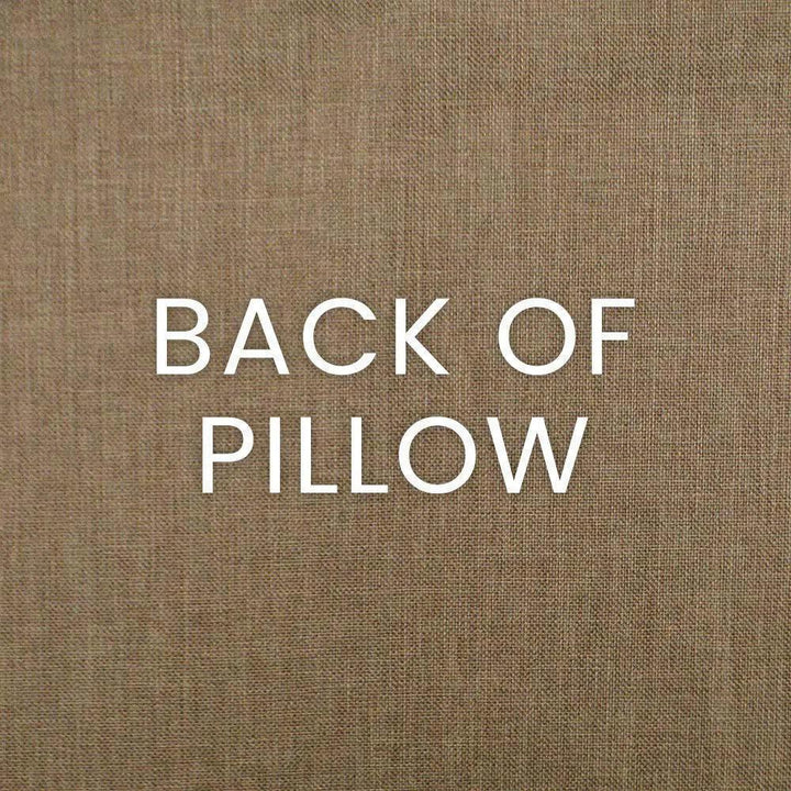 Symmetry Linen Brown Throw Pillow Insert - LOOMLAN - D.V. Kap - Throw Pillows