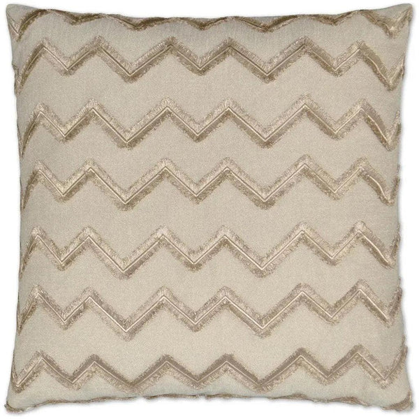Symmetry Linen Brown Throw Pillow Insert - LOOMLAN - D.V. Kap - Throw Pillows