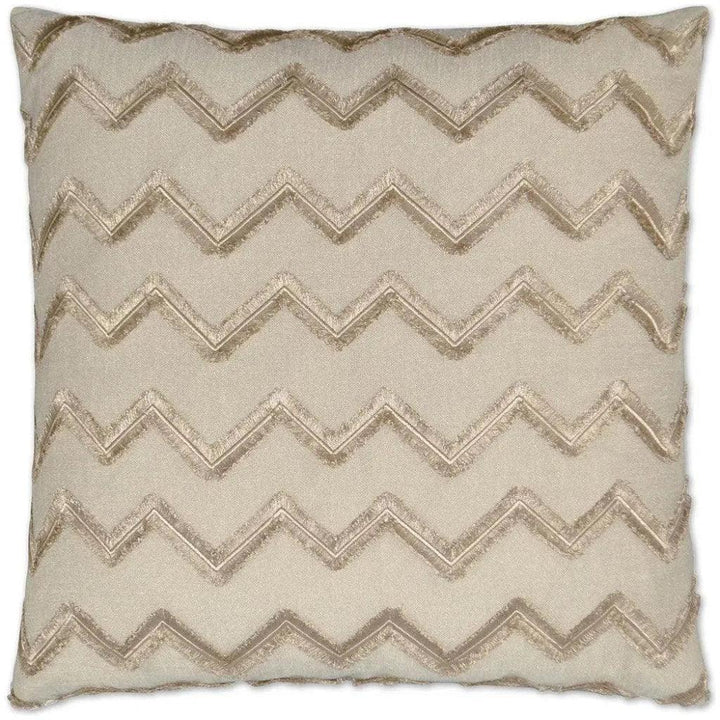Symmetry Linen Brown Throw Pillow Insert - LOOMLAN - D.V. Kap - Throw Pillows