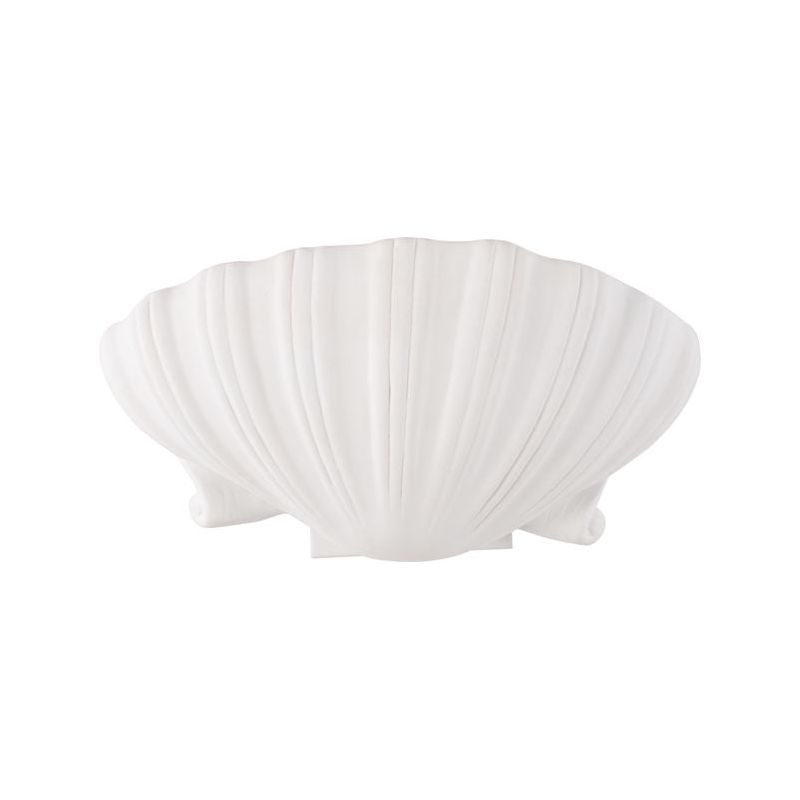 Syrie Plaster Finish Shell Wall Sconce