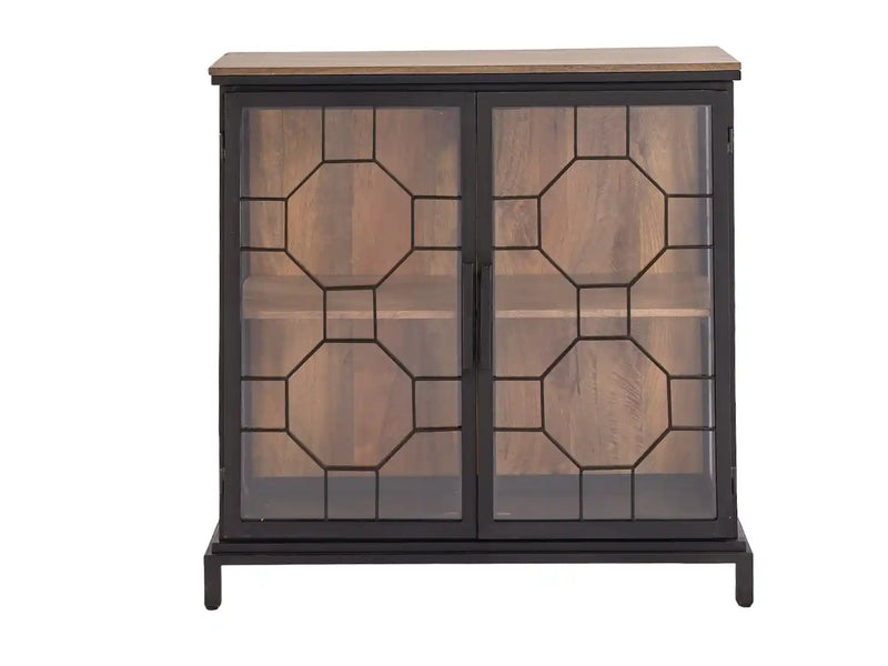 Mariani Wooden Shelfed 2 Door Cabinet