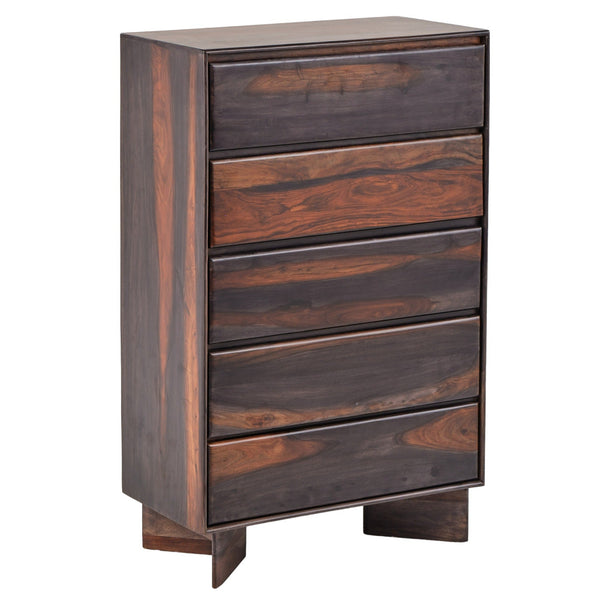Bardell Coffee Brown Wood Chest Of Drawers