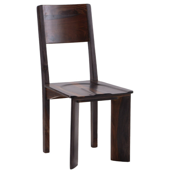Bardell Coffee Brown Wood Armless Dining Chair