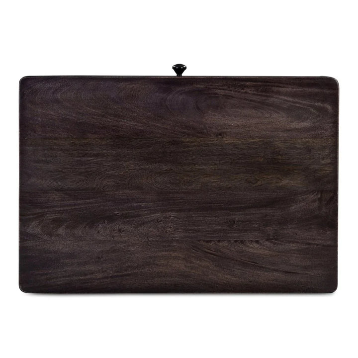 Tabitha Dark Brown Soft - Close Drawer Nightstand - LOOMLAN - Moe's Home - Nightstands