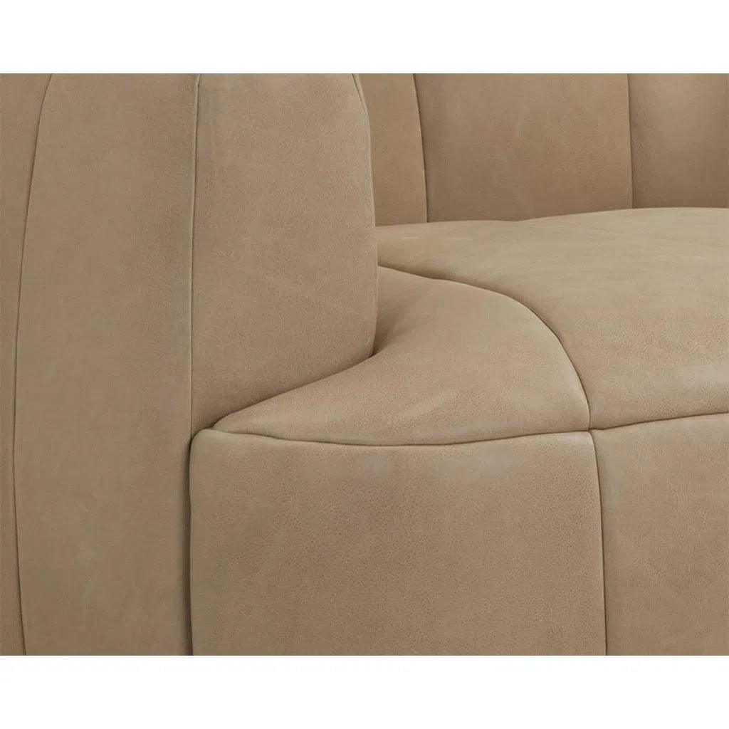 Tadeo Leather Swivel Lounge Chair