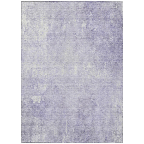 Taelion Purple Washable Indoor-Outdoor Rug