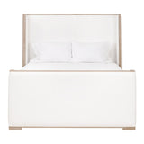 Tailor Shelter White Standard King Bed Stain Resistant-Beds-Essentials For Living-LOOMLAN