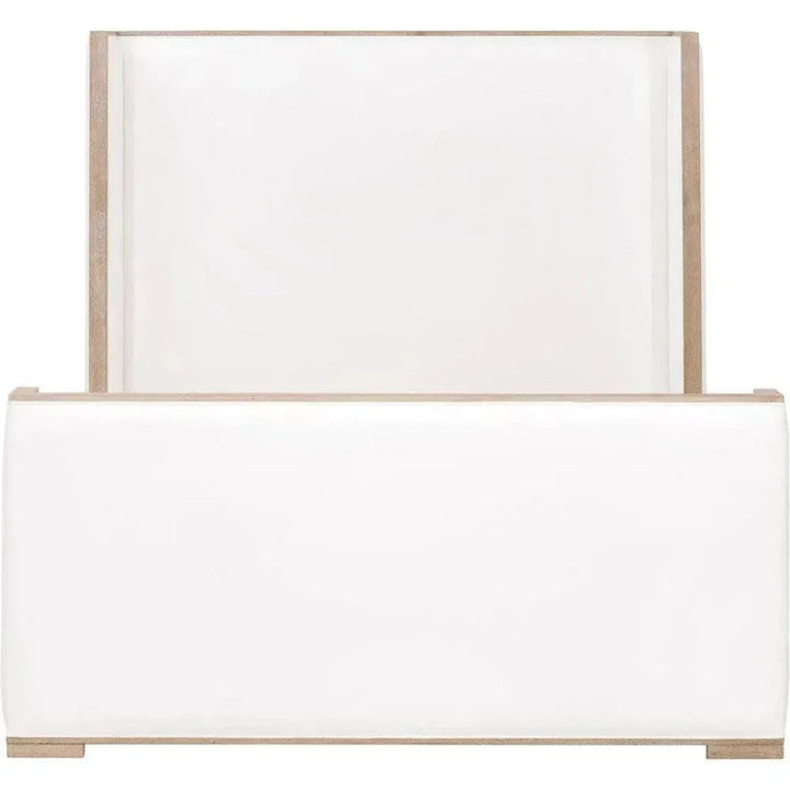 Tailor White Bed Stain Resistant - Beige Accents - LOOMLAN - Essentials For Living - Beds