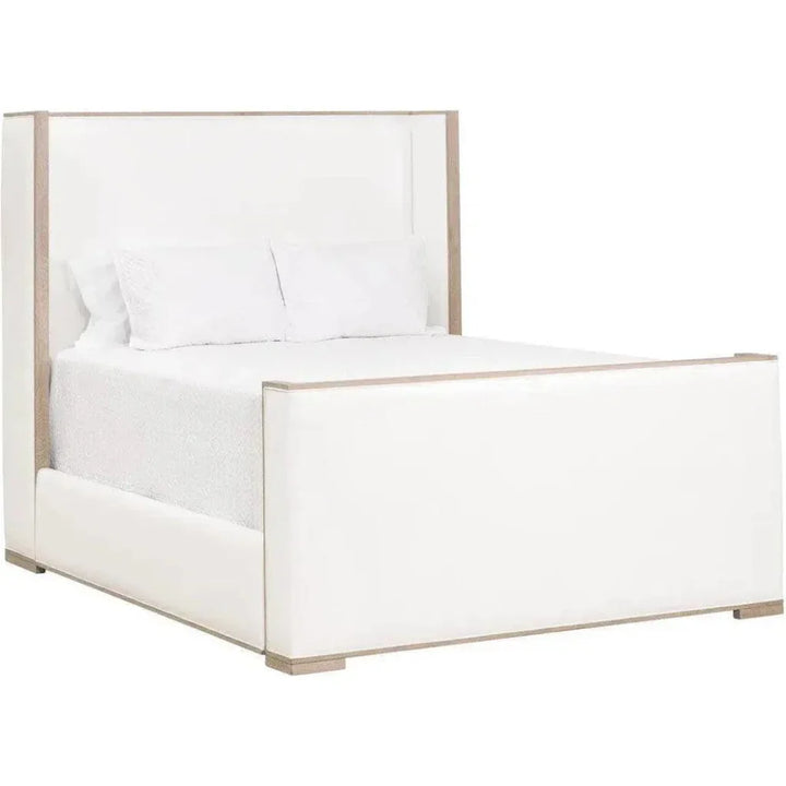 Tailor White Bed Stain Resistant - Beige Accents - LOOMLAN - Essentials For Living - Beds