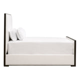 Tailor White Cal King Bed Stain Resistant-Beds-Essentials For Living-LOOMLAN