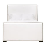 Tailor White Cal King Bed Stain Resistant-Beds-Essentials For Living-LOOMLAN