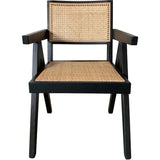 Takash Rattan Dining Arm Chair 2PC-Dining Chairs-Moe's Home-LOOMLAN