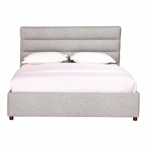 Takio Performance Fabric Light Grey Bed - LOOMLAN - Moe's Home - Beds