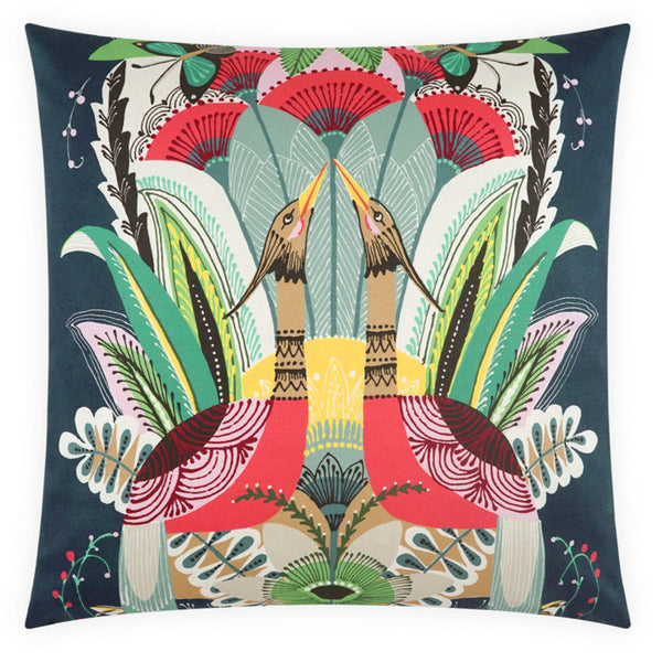Talavera Cotton Throw Pillow