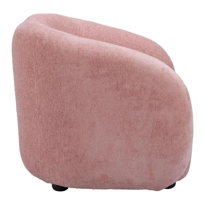 Tallin Mauve Pink Accent Arm Chair - LOOMLAN - Zuo Modern - Club Chairs