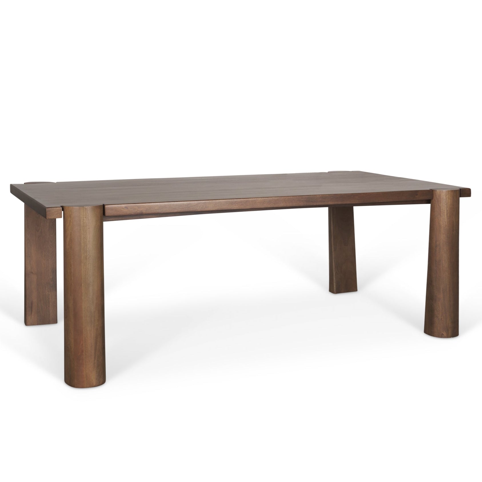 84 Inch Rectangular Dining Table Mango Wood | LOOMLAN