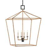 Tan Color Natural Rattan Denison Small Lantern