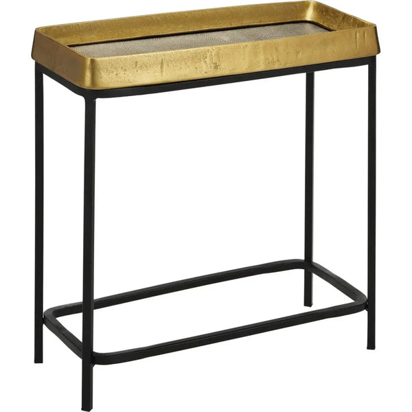 Tanay Brass Side Table - LOOMLAN - Currey & Co - Side Tables