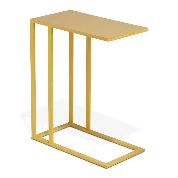 Tanu C Design Enamel Top Rectangular End Table - LOOMLAN - Urbia - Side Tables