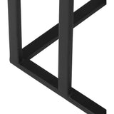 Tanu Iron Framed C Shaped Side Tables-Side Tables-Urbia-LOOMLAN