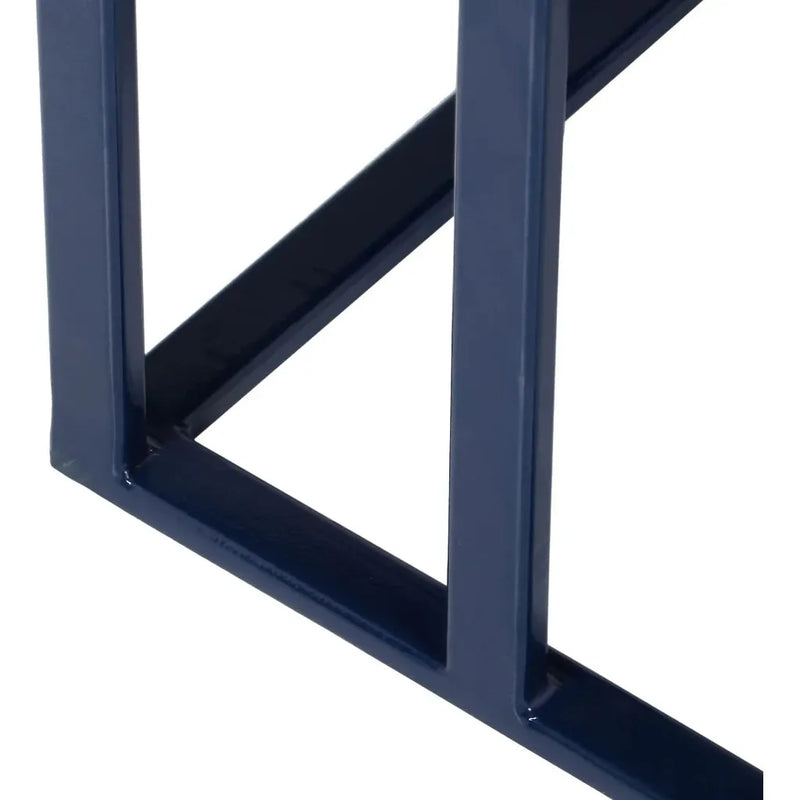 Tanu Iron Framed C Shaped Side Tables-Side Tables-Urbia-LOOMLAN