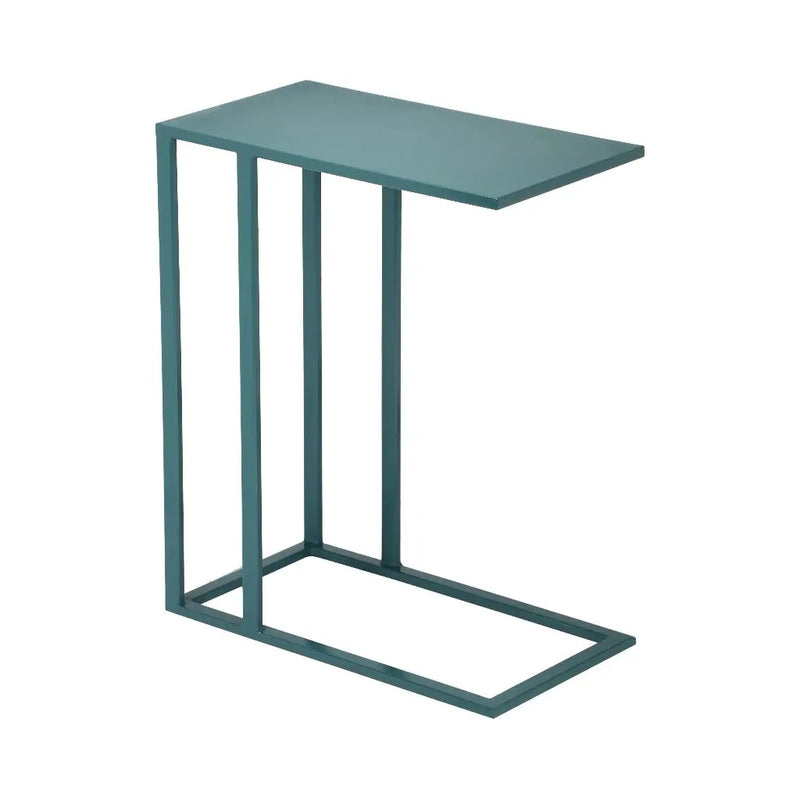 Tanu Iron Framed C Shaped Side Tables-Side Tables-Urbia-LOOMLAN