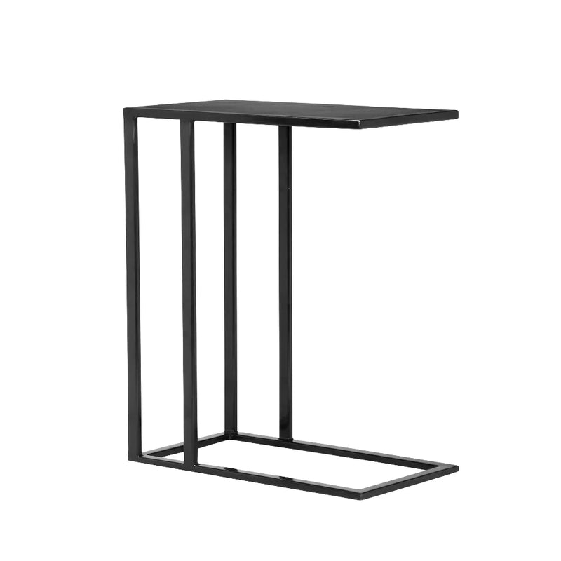 Tanu Iron Framed C Shaped Side Tables